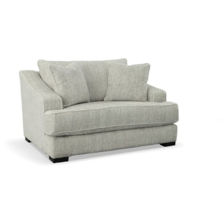 Chair and a Half w/Accent Pillows