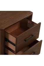 New Classic Ian 2-Drawer Nightstand with Felt Lined Top Drawer