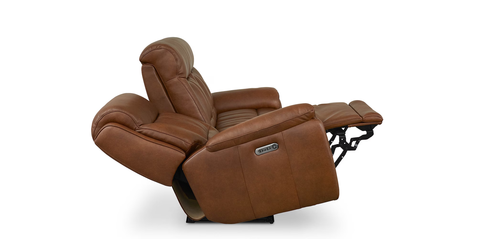 Benson Leather Power Reclining Loveseat