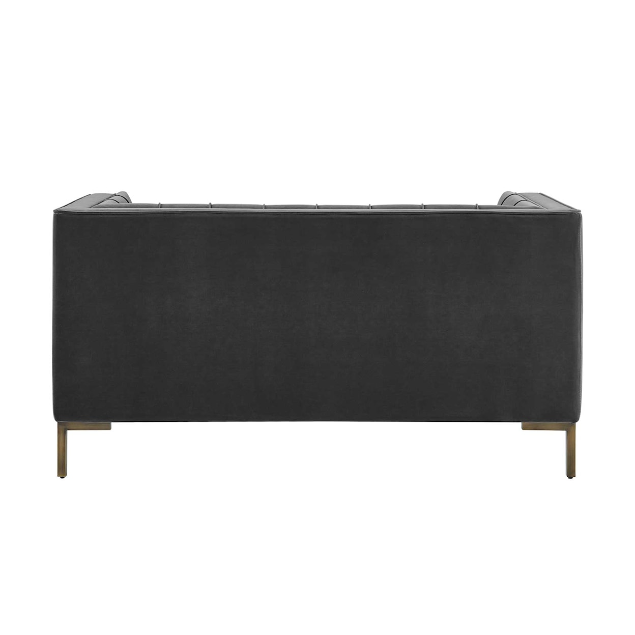 Steve Silver Isaac Gray Velvet Loveseat