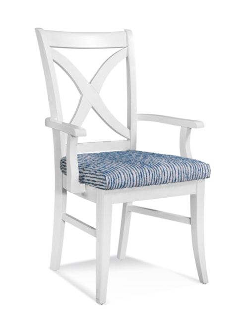Transitional Dining Arm Chair