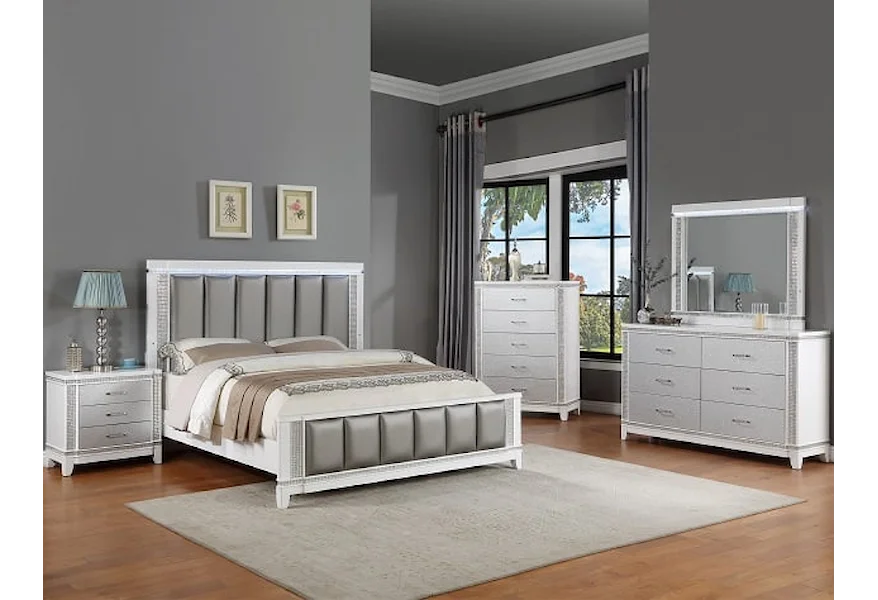 Ariane King Bedroom Group by Crown Mark at Dream Home Interiors