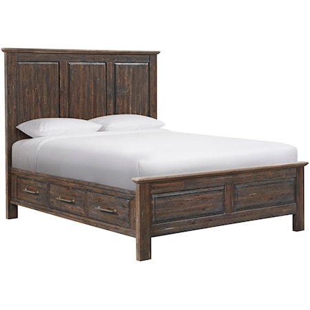 Queen Panel Bed