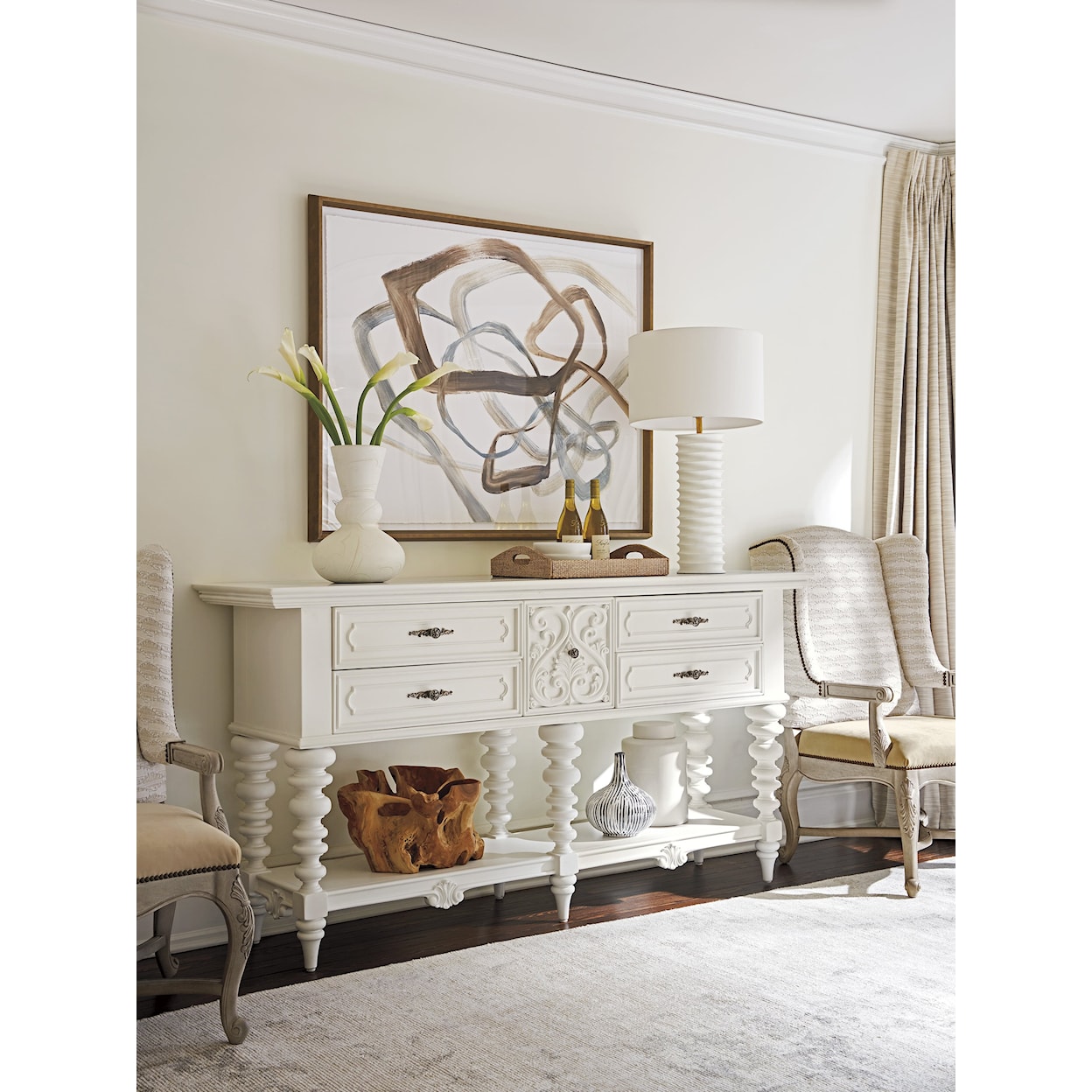 Barclay Butera Villa Blanca Realto Sideboard