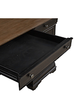 Liberty Furniture Meritage Traditional 7-Drawer Jr. Executive Desk