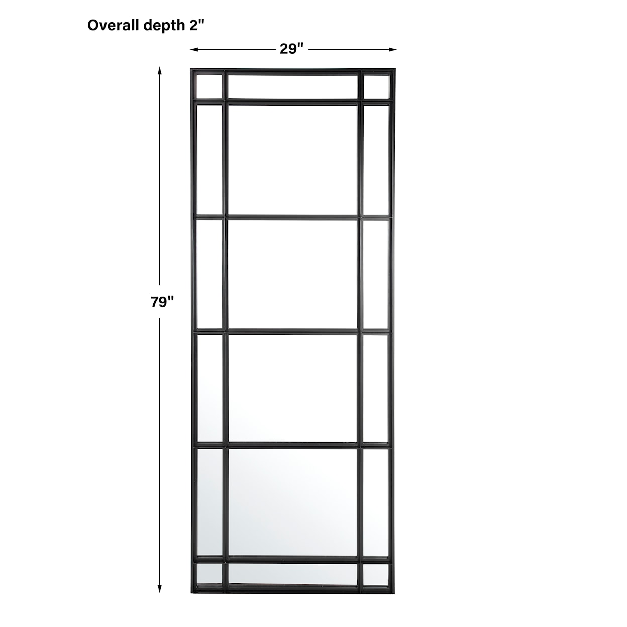 Uttermost Atticus Atticus Large Rectangular Mirror