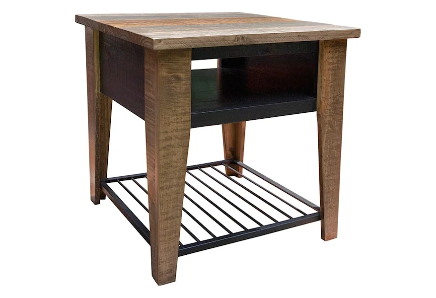 Agave End Table by International Furniture Direct at Sam's Furniture Outlet