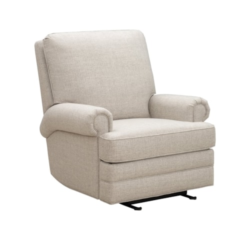 Casual Wall Hugger Power Recliner with USB/USB-C Ports