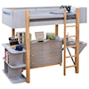 Acme Furniture Saiyan Loft Bed Set (Desk & Bookshelf)