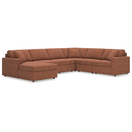 6-Piece Sectional With Chaise