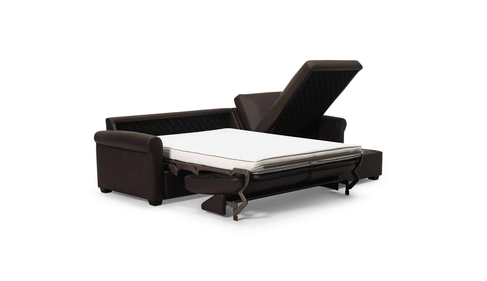 Palliser Madison Sleep Roll Arm Madison Queen Sleeper Sectional Sofa