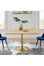 Modway Lippa 60" Oval Dining Table