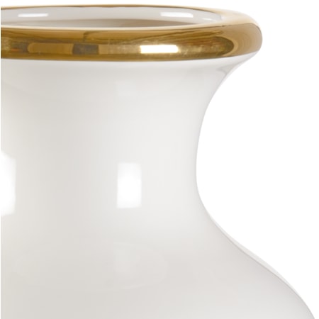 Audrey Vase - White