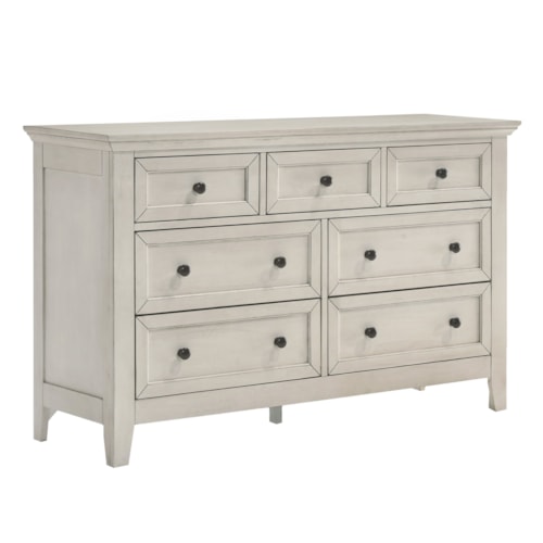 Transitional 7-Drawer Dresser