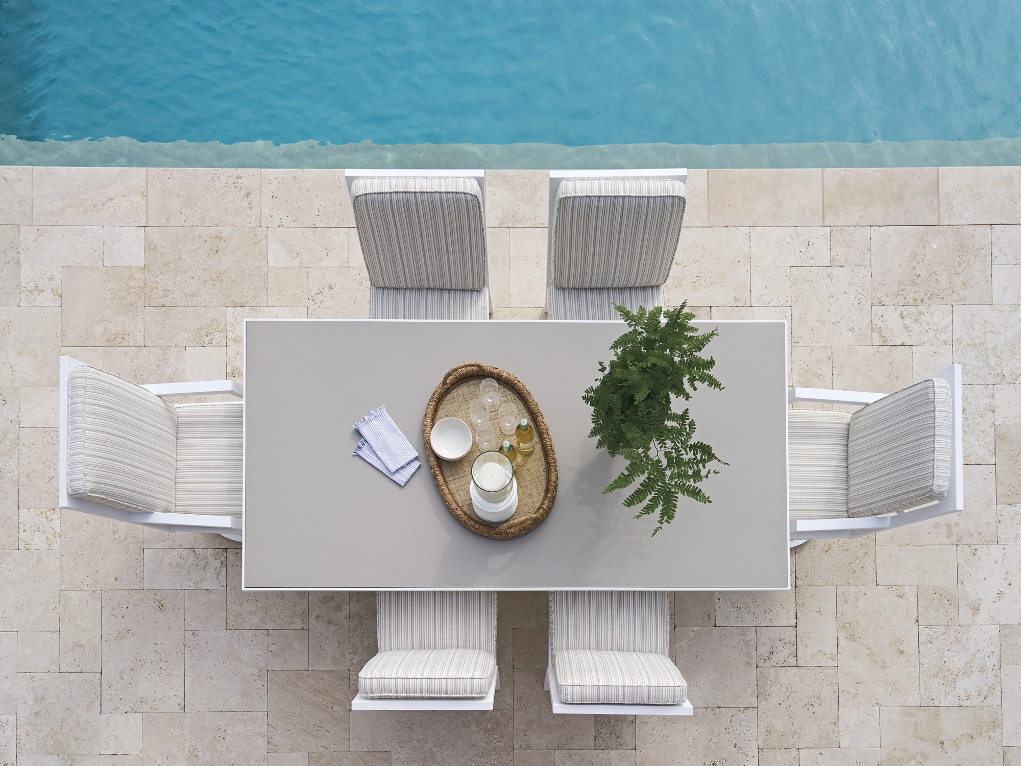 Outdoor 88" Rect. Chippendale Dining Table