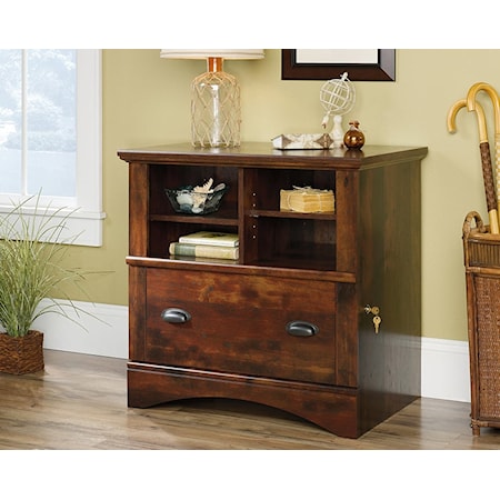 Cottage Lateral File Cabinet with Locking Drawer