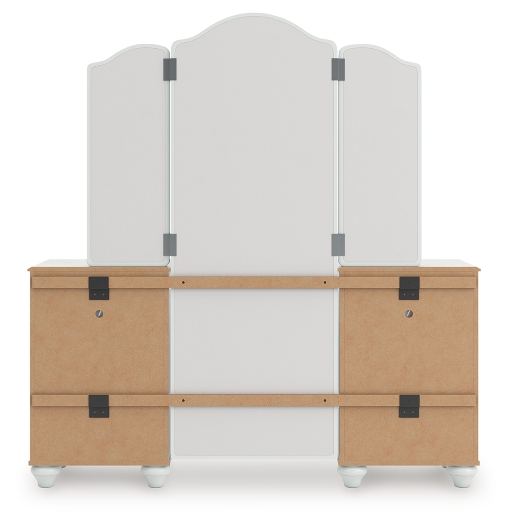 Signature Design by Ashley Kozlani Vanity With Mirror