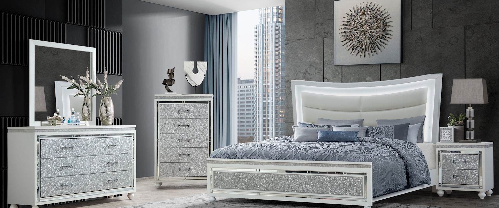 Glam Queen Bedroom Set