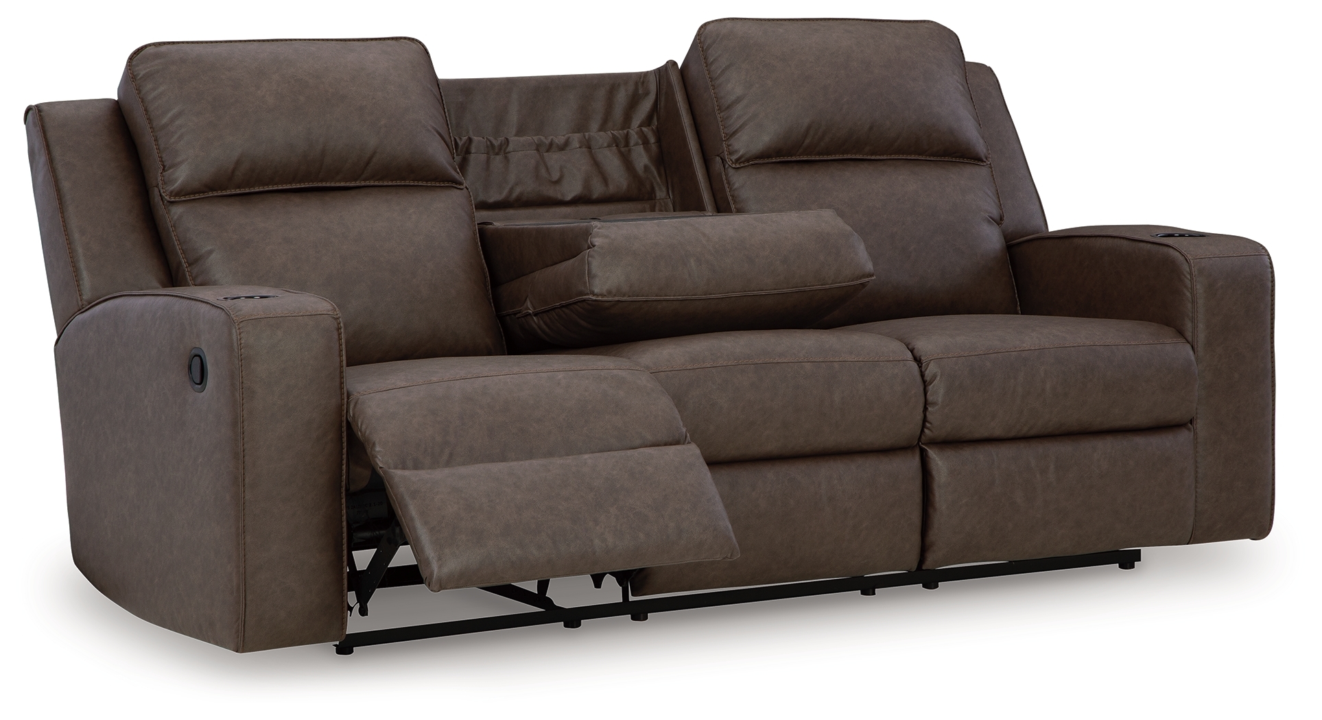 Rec Sofa W/ Drop Down Table