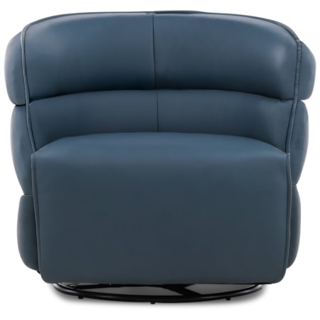 100 % Genuine Leather Swivel Chair