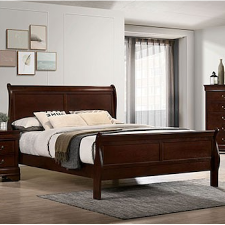 King Bed, Cherry
