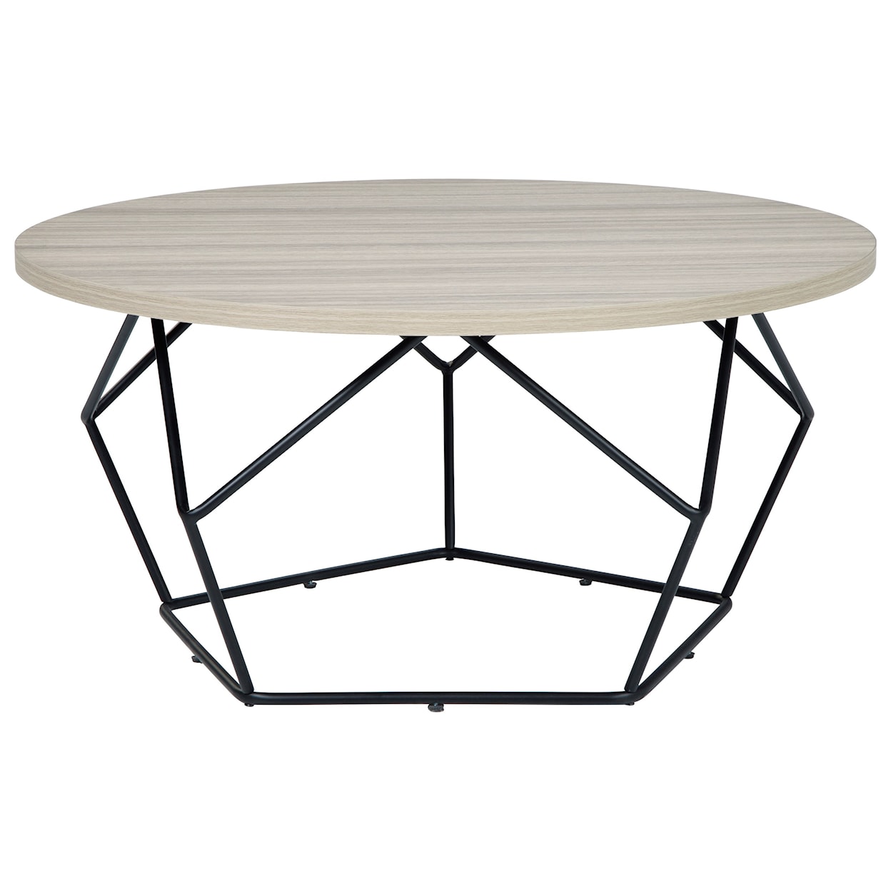 Ashley Furniture Signature Design Waylowe Round Cocktail Table