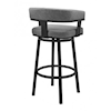 Armen Living Lorin Swivel Bar Stool