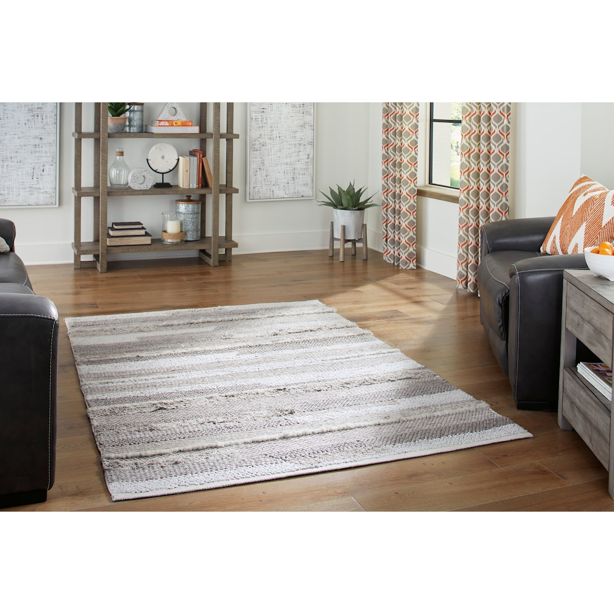 Benchcraft Casual Area Rugs Oranford Stone Medium Rug