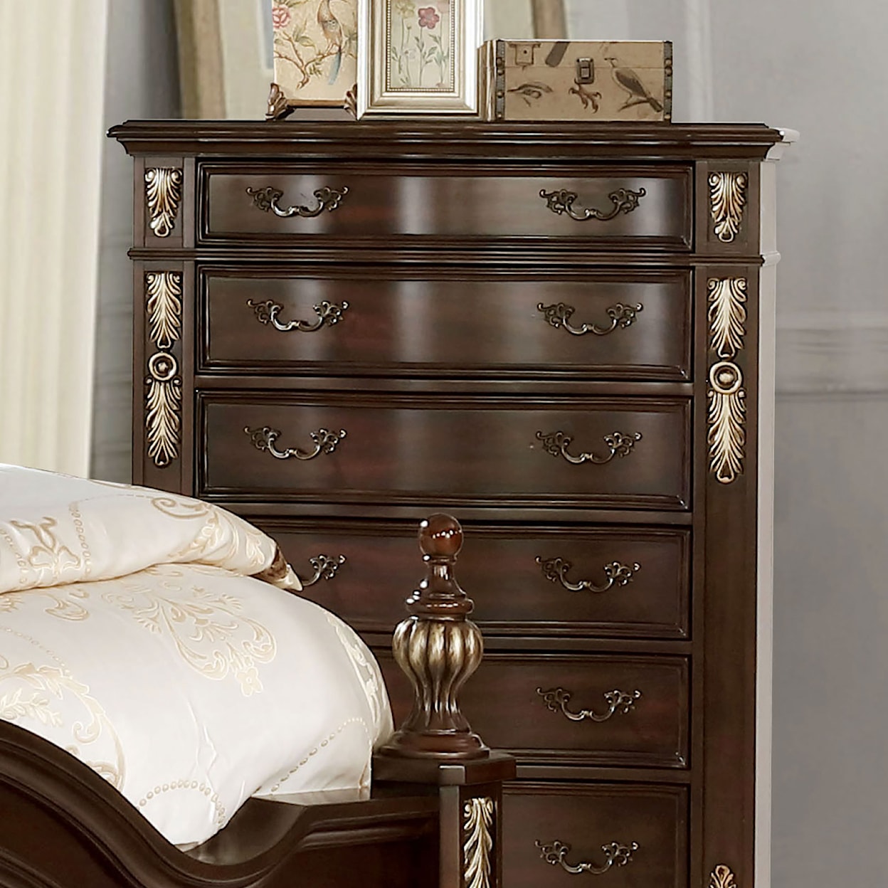 Furniture of America Theodor 6-Drawer Chest