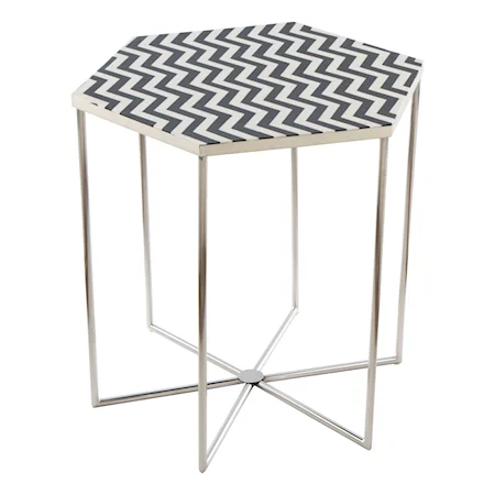 Forma Side Table Black & White