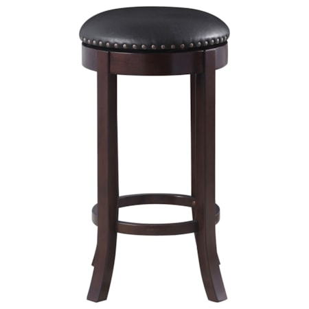 Aboushi Backless Swivel Bar Stool