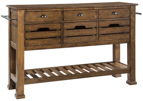 Traditional Sideboard with Tall Legs