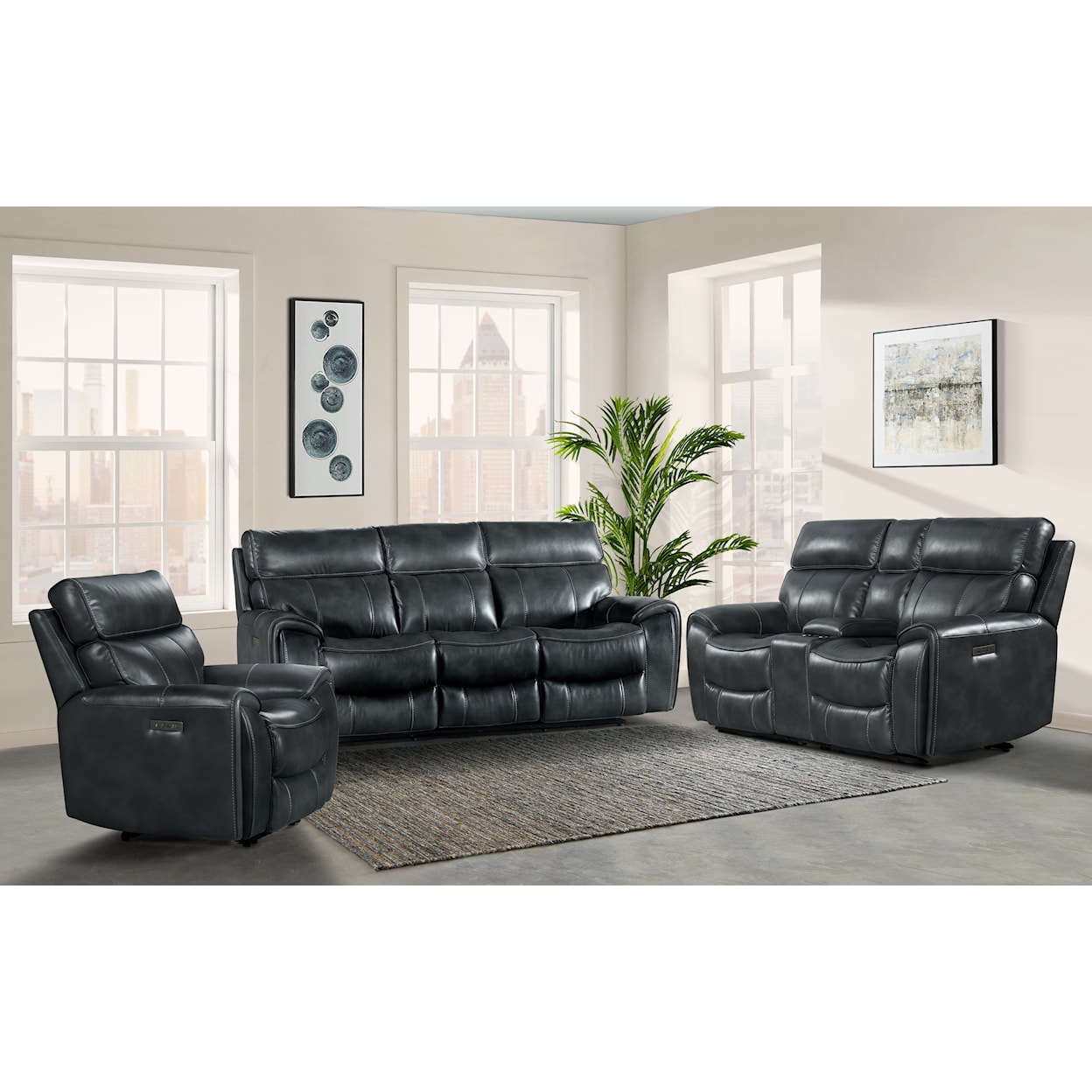 Intercon Summit Power Reclining Sofa