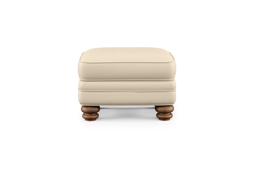 Bay Bridge Traditional Ottoman by Flexsteel at Furniture and ApplianceMart