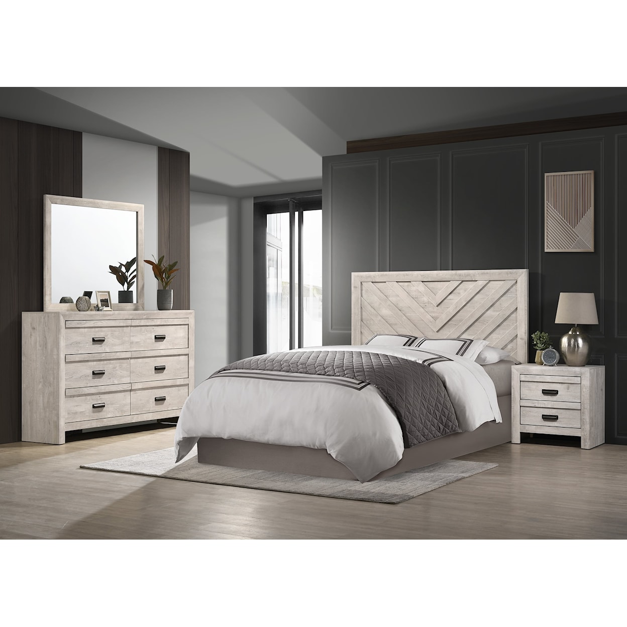 CM Valor Queen 4-Piece Bedroom Set