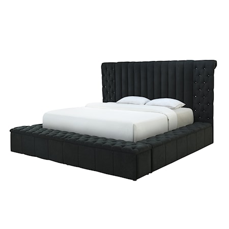 Upholstered Storage Bed - Queen