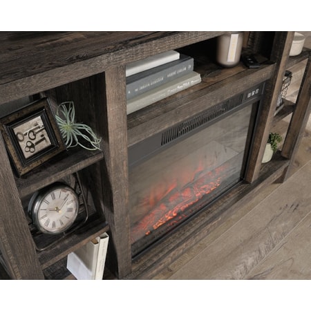 Fireplace TV Stand Credenza