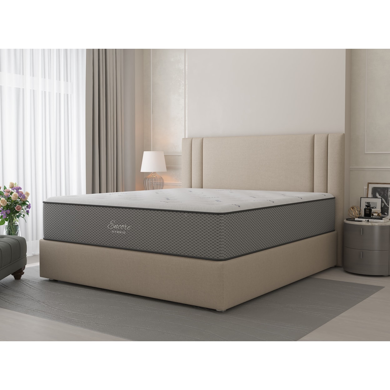Sherwood Bedding Nightrest Hybrid Luxury Firm 10" Full  Luxury Firm Mattress