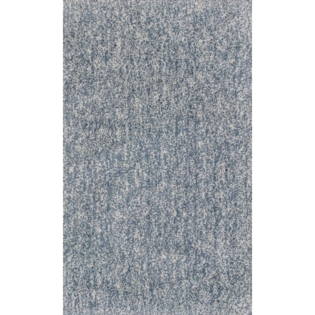 5' X 7' Slate Heather Shag Area Rug