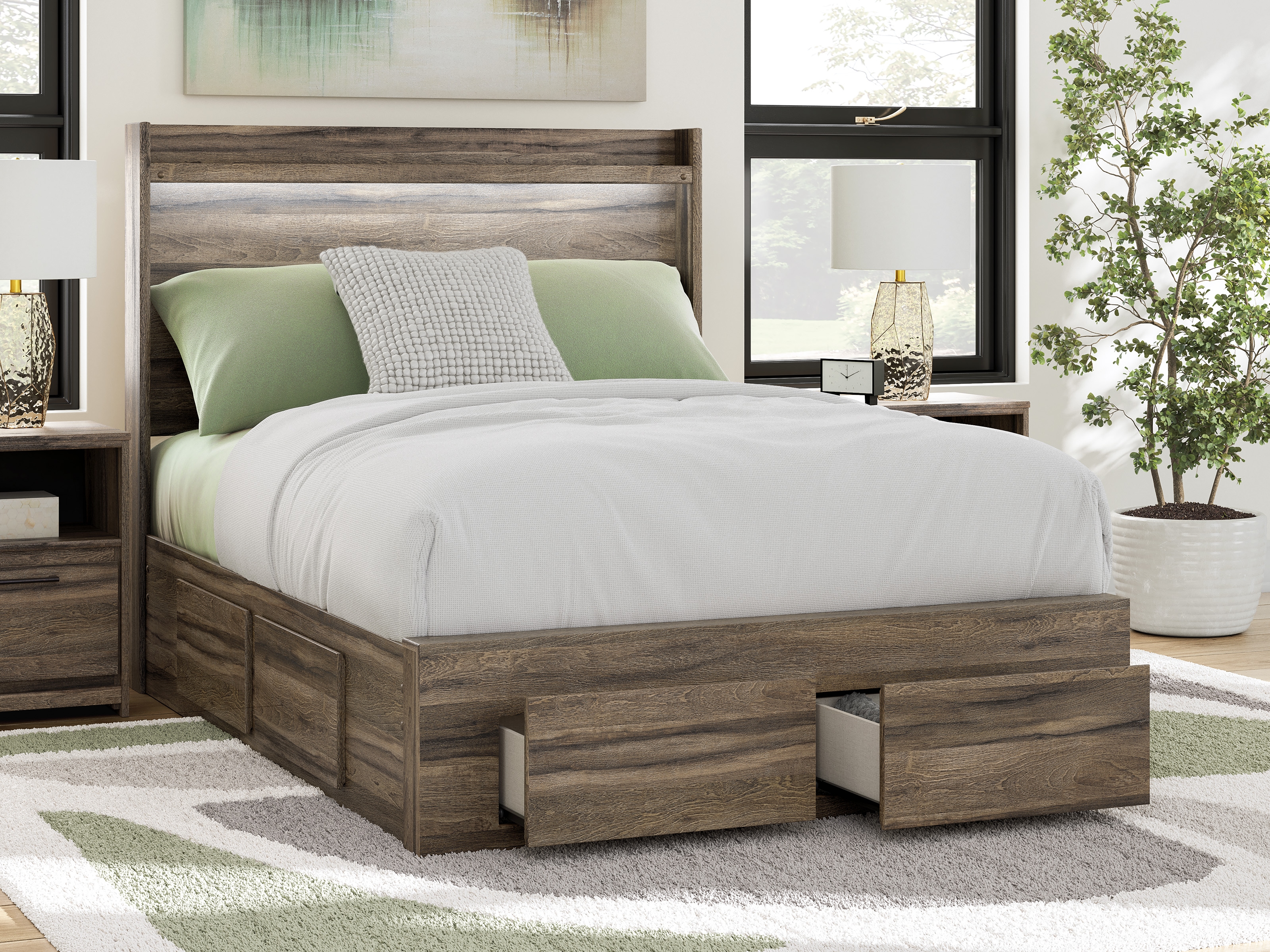 Signature Design by Ashley Elbrim Full Panel Storage Bed