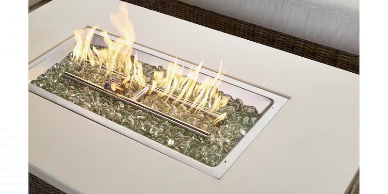 Outdoor 30" Rectangular Fire Table