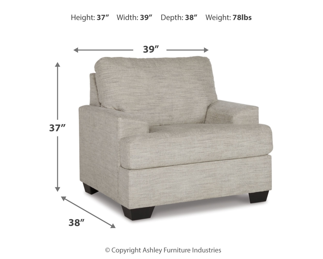 Signature Design by Ashley Vayda Chair And Ottoman