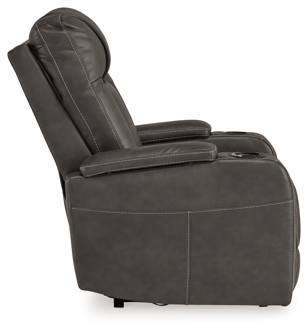 Signature Design by Ashley Feazada Pwr Recliner/Adj Headrest