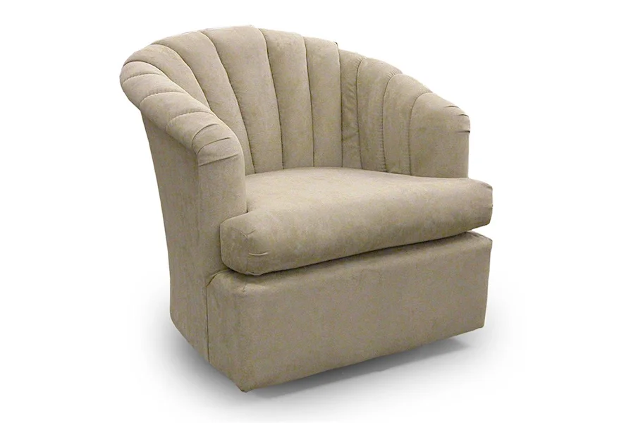 Swivel Barrel Chairs Elaine Swivel Barrel Chair by Best Home Furnishings at Lagniappe Home Store