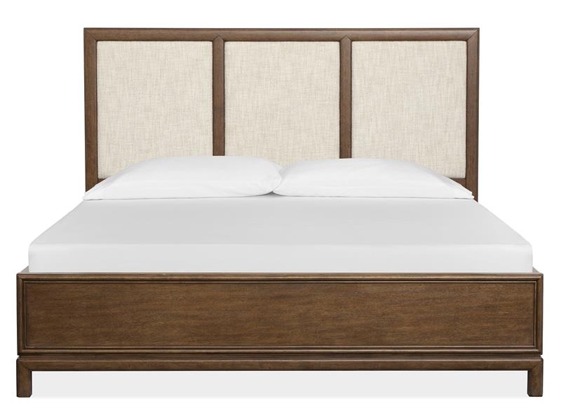 Upholstered Queen Panel Bed