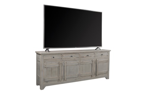 Rustic 85" Console with Cord Management