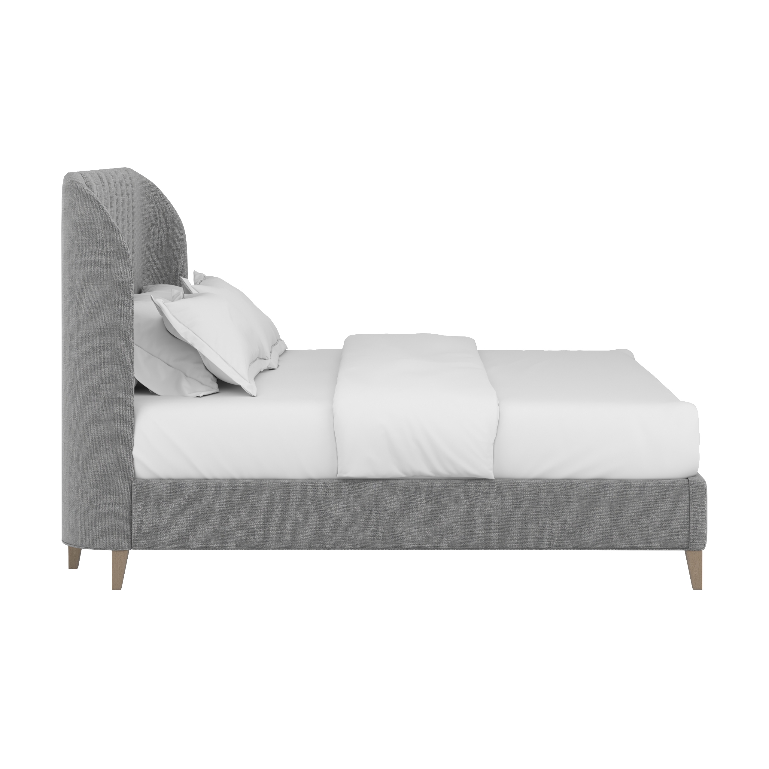 A.R.T. Furniture Inc Upholstered Bed Program Dante King Wide Channel Uph Bed