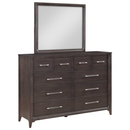 Dresser and Mirror