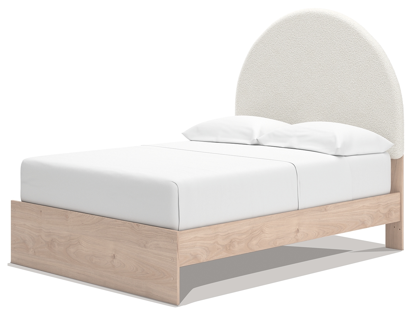 Full Upholstered Panel Bed