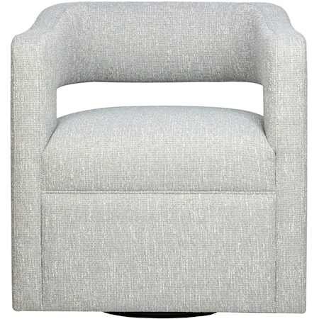 Lexy Upholstered Accent Swivel Chair - Spa
